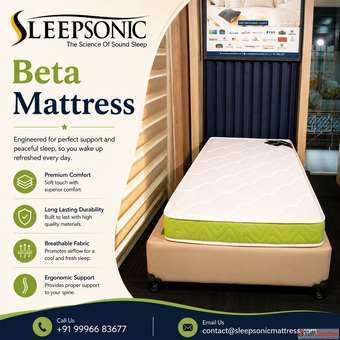 Buy Top-Quality Beta Mattress Sleepsonic