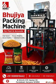 Bhujiya Packing Machine for Fast Accurate Munky Packaging Machine