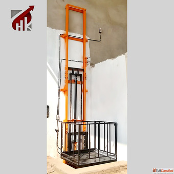 Heavy-Duty Hydraulic Goods Lift for Industrial Material Flow