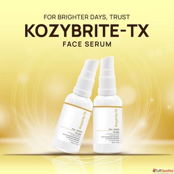 Remove Dullness and Get Glowing Skin with Kozybright-TX Serum