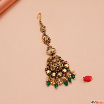 Premium Bulk Silver Maang Tikka Range Padmam
