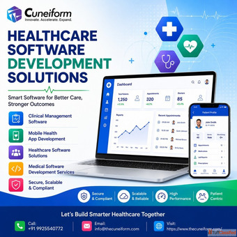 Healthcare Software Development Solutions Medical Clinical Businesses