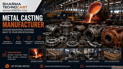 Metal Casting Manufacturer for Custom Engineering Parts