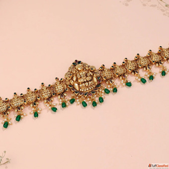 Buy Light Weight Silver Vaddanam Designs Online Padmam