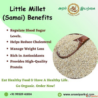 Buy Organic Little Millet Samai organic groceries online - A...