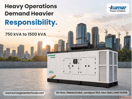 CPCB IV Kirloskar Diesel Generator 750 kVA to 1500 kVA