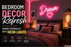 Refresh Your Bedroom Decor with Stylish Neon Lights