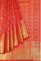 Elegant Red Saree White Border Collection Mavuris