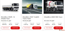 BharatBenz Truck Price in India - Latest Models Features Pri...