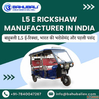 L5 E Rickshaw Manufacturer in India