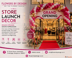 Store Launch Décor Services Grand Store Opening Decoration