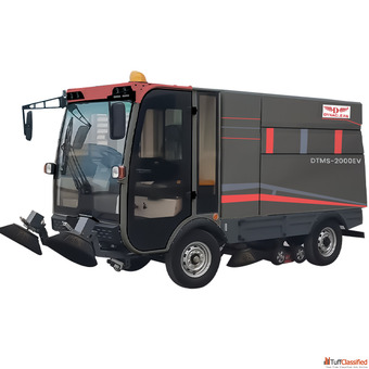 EV Sweeper Truck by Dynaclean