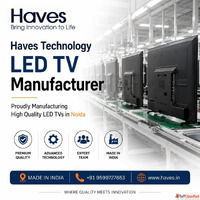 Premium LED TVs proudly manufactured in Noida