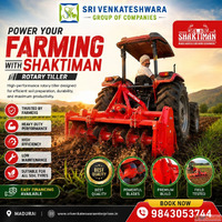 Shaktiman Rotary Tiller in Madurai Heavy-Duty Rotavator for ...