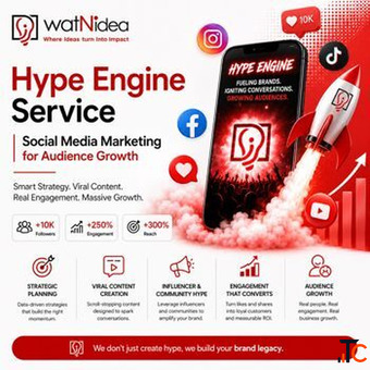 Hype Engine Service Social Media Marketing for Audience Growth