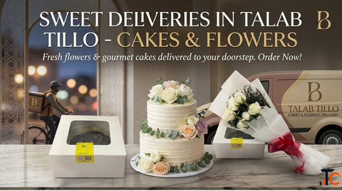 Eggless Cake and Flowers Delivery in Talab Tillo