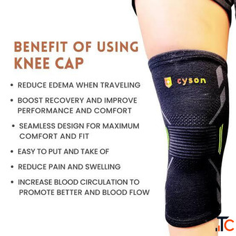 Cyson Orthopedic Knee Caps Compression Knee Support for Pain Relief