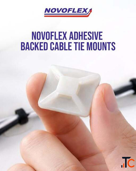 Cable Zip Tie Mounts for Planned Cable Routing