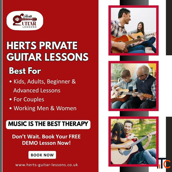 Expert Guitar Lessons in Stevenage