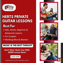 Expert Guitar Lessons in Stevenage