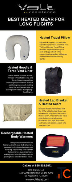 Stay Warm on Long Flights with the Best Heated Gear for Air Travel