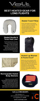 Stay Warm on Long Flights with the Best Heated Gear for Air Travel