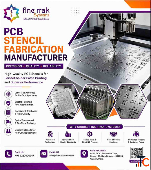 PCB Stencil Fabrication Manufacturer in Ahmedabad - FineTrak