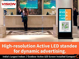 Trusted LED Digital Standee in Mumbai India Vision Display