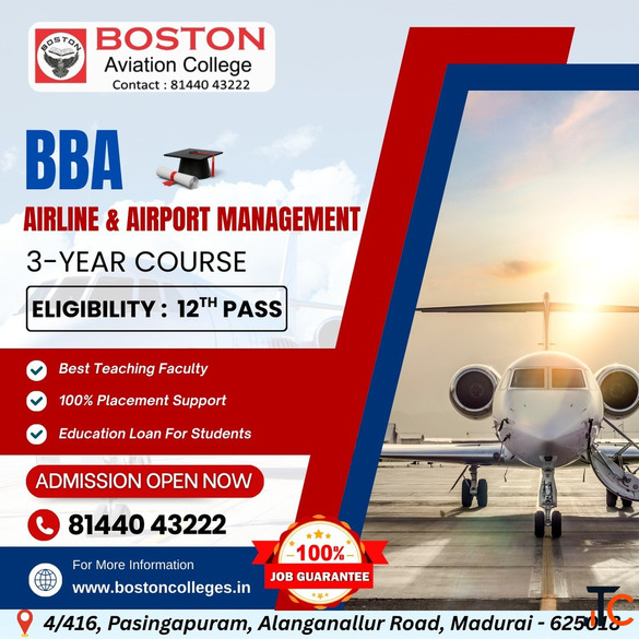 Best BBA Airline and Airport Management College in Tamil Nadu - Admissions Open for 2026
