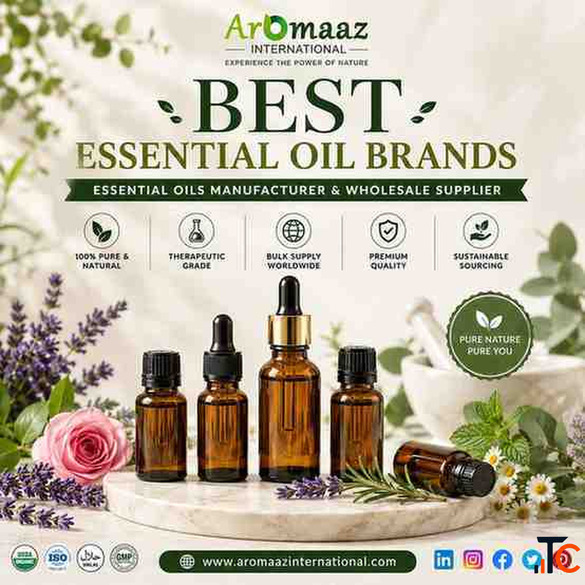 Discover the Best Essential Oil Brands with Aromaaz International