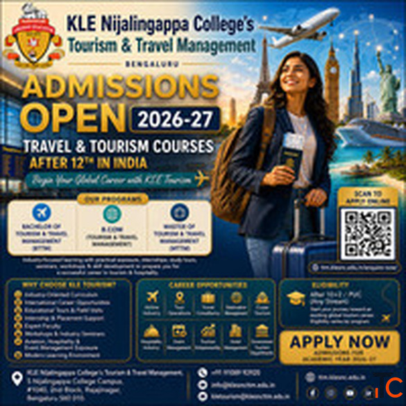Travel and tourism courses after 12th in India Admissions Open for 2026-27