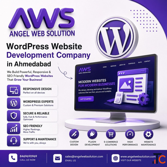 WordPress Website Development Company in Ahmedabad Angel Web Solution