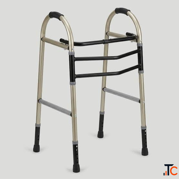 Cyson Foldable Walker Lightweight Adjustable Walking Frame for Elderly Patients