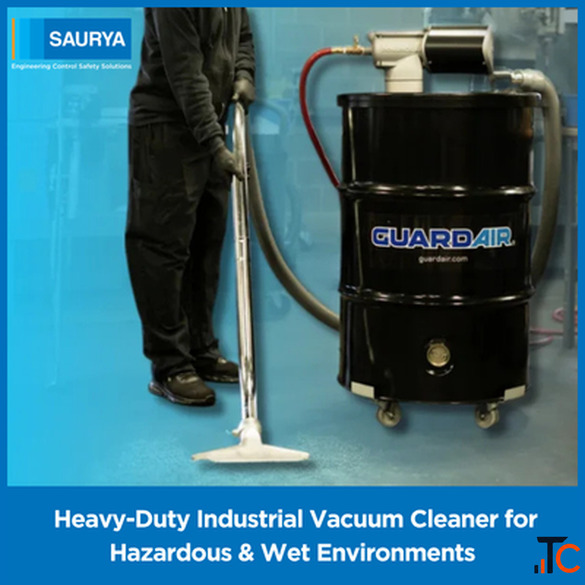 Industrial Vacuum Cleaner - Compressed Air Powered Saurya Safety