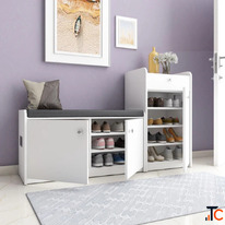Buy Wooden Shoe Rack with Doors Studio Kook
