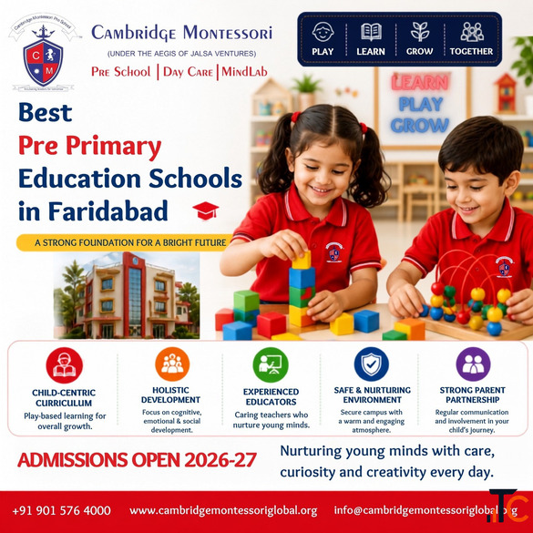 Best PrePrimary Education Schools in Faridabad - A Strong Start for Your Child's Future