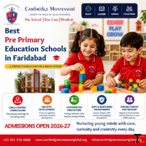Best PrePrimary Education Schools in Faridabad - A Strong Start for Your Child's Future