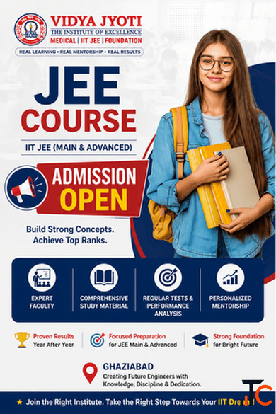 JEE Droppers Program 2027 - Admission Open Vidya Jyoti Institute