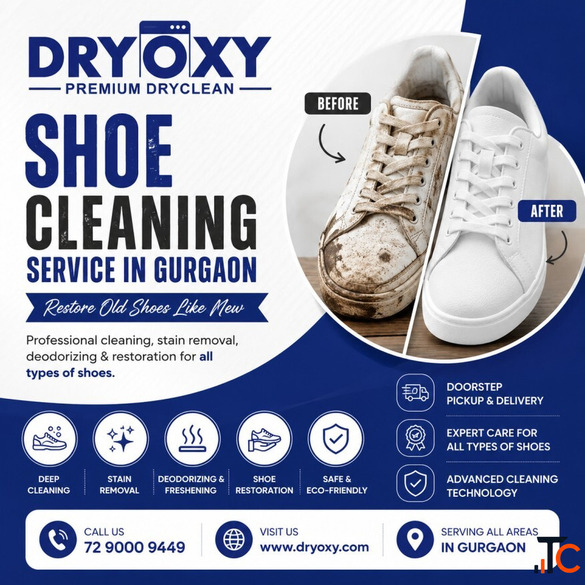 Shoe cleaning service gurgaon Dryoxy