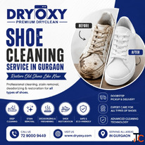 Shoe cleaning service gurgaon Dryoxy