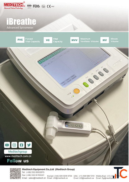 A4 Printing Spirometer with Patient Data Storage