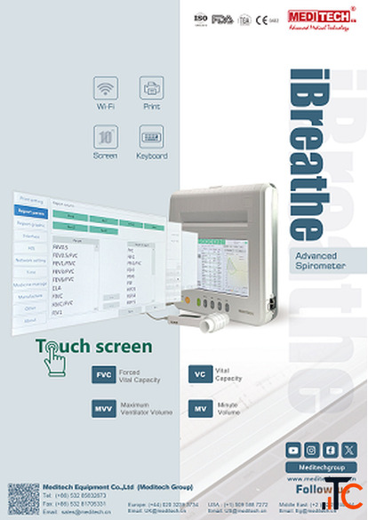 A4 Printing Spirometer with Patient Data Storage