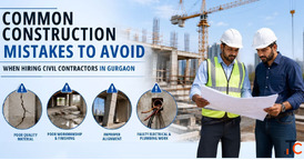 Common Construction Mistakes to Avoid When Hiring Civil Contractors in Gurgaon