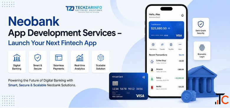 Techzarinfo - Leading Neobank Application Development Company