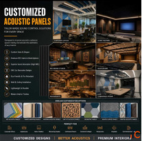 Best Customized Acoustic Panels in Delhi Acoustic Pet Panel