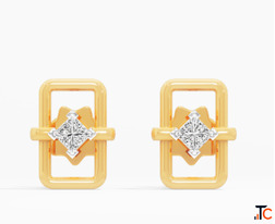 Buy Azure Diamond Stud Earrings Designs Online in India at Best Price - Kohira Diamonds
