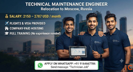 TECHNICAL MAINTENANCE ENGINEER Relocation to Moscow Russia