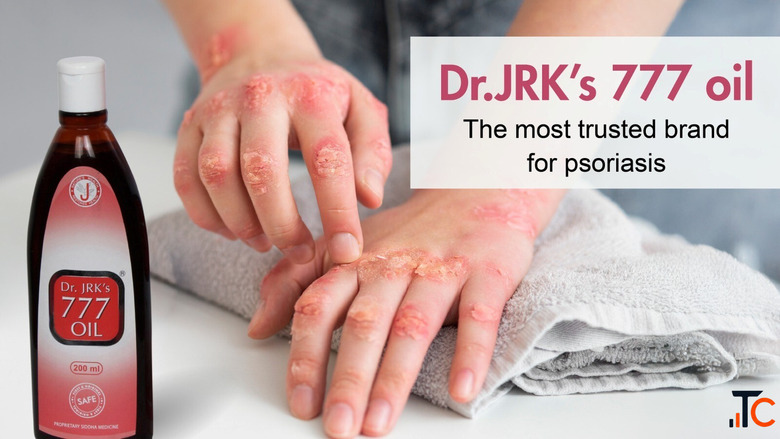 Oil for Psoriasis Support Healthy Psoriatic Skin with Dr. JRK's 777 Oil