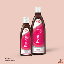Psorolin Oil - Herbal Oil for Psoriasis Relief Skin Care available in caredurastore