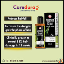 Hair Growth Hair Fall Control Serum - Anagen Grow available in caredurastore